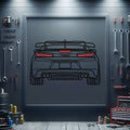 Camaro Back View Metal Neon Car Wall Art – MTN0073