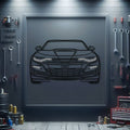 Camaro Front View Metal Neon Car Wall Art – MTN0074